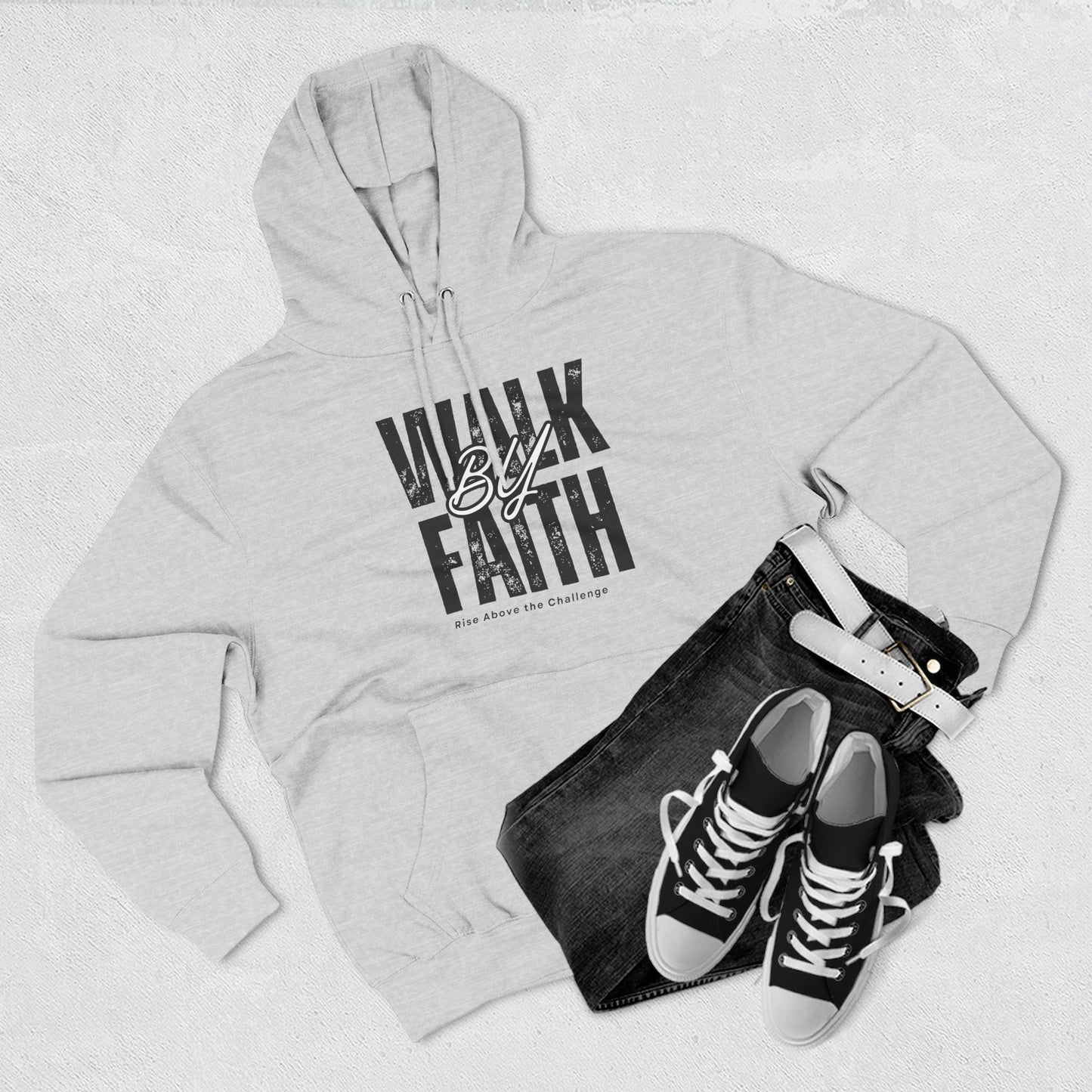 Inspirational Faith Hoodie - "Walk By Faith"