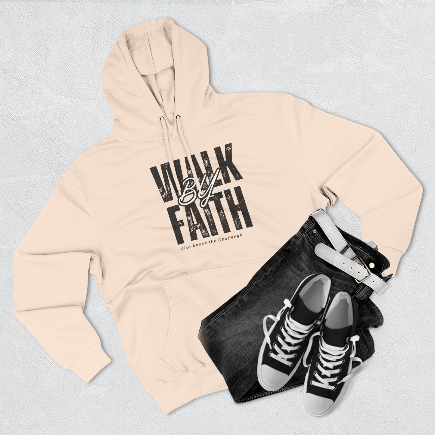 Inspirational Faith Hoodie - "Walk By Faith"