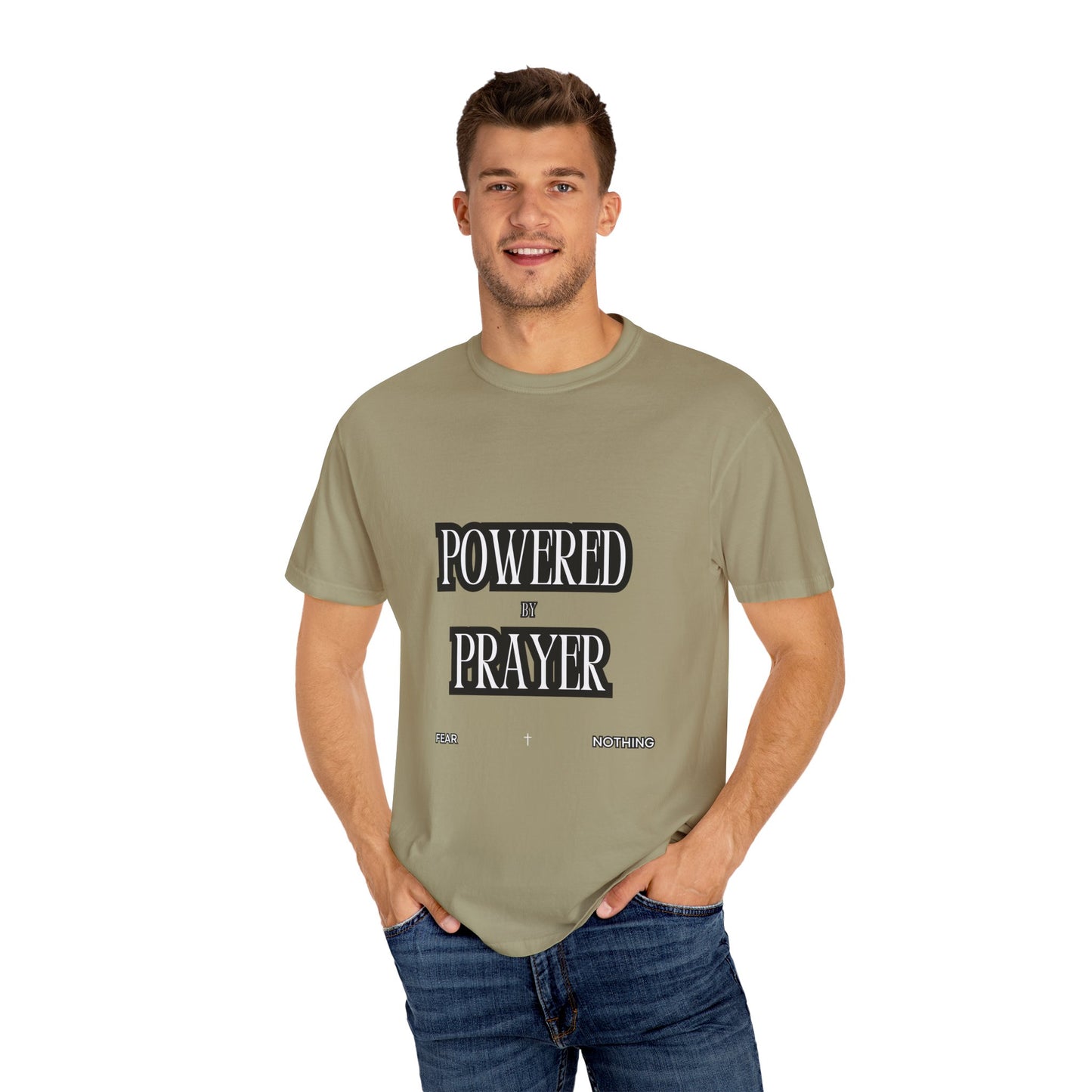 Empowering Prayer Unisex T-Shirt - Garment-Dyed Inspirational Tee