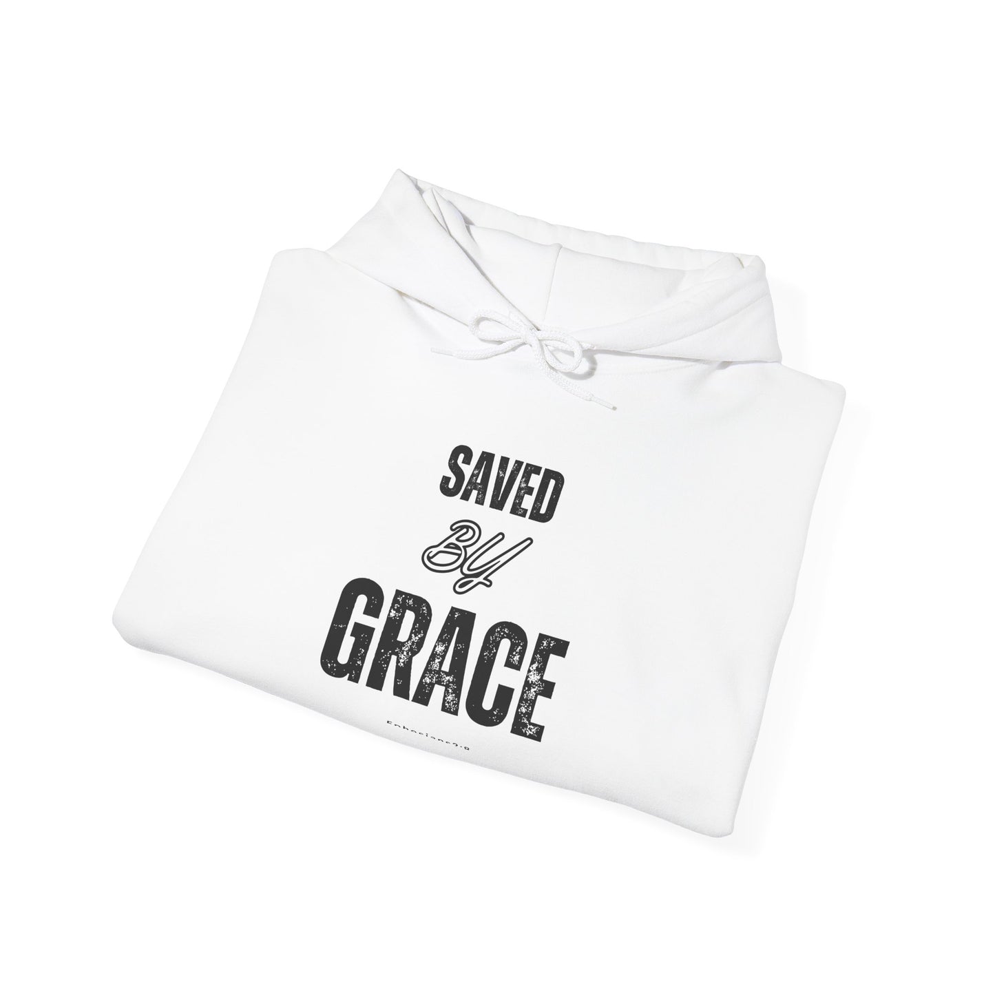 Unisex Hooded Sweatshirt - "Saved By Grace" Inspirational Hoodie