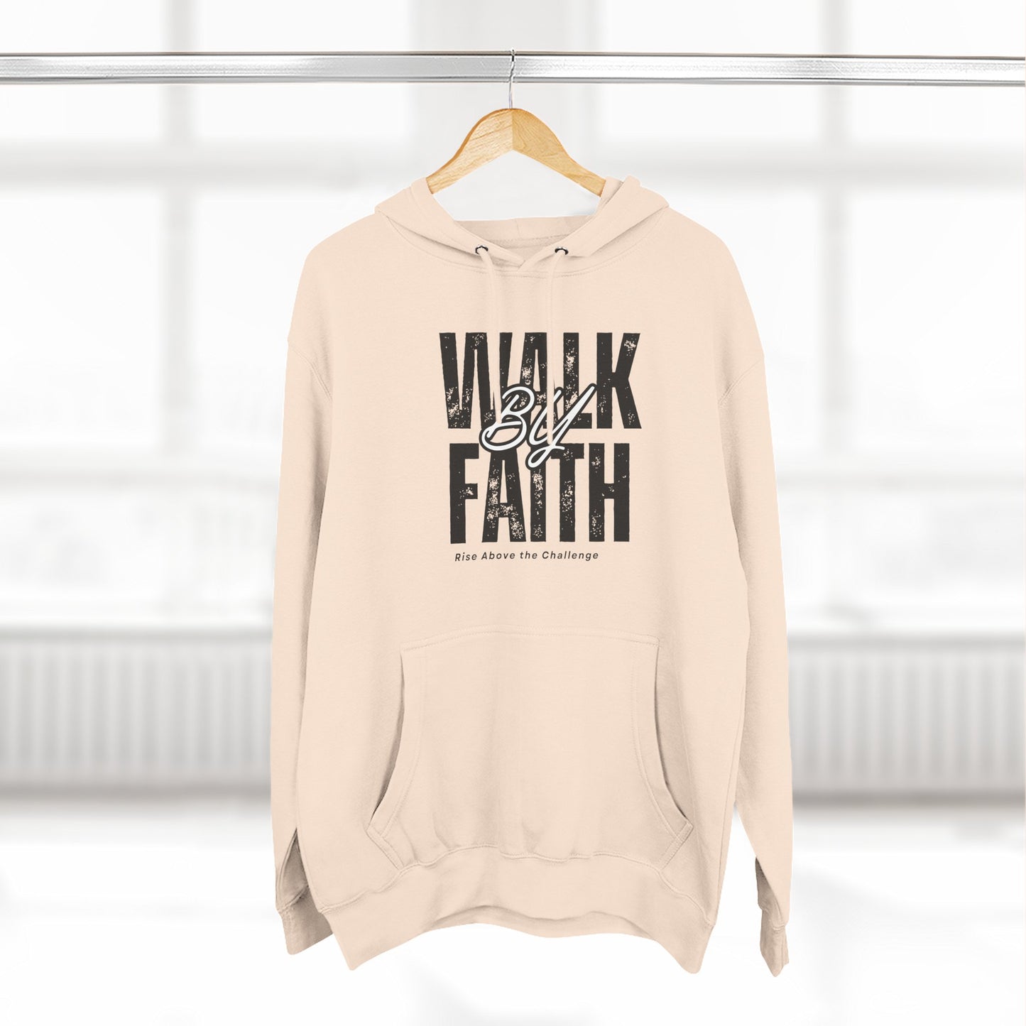 Inspirational Faith Hoodie - "Walk By Faith"