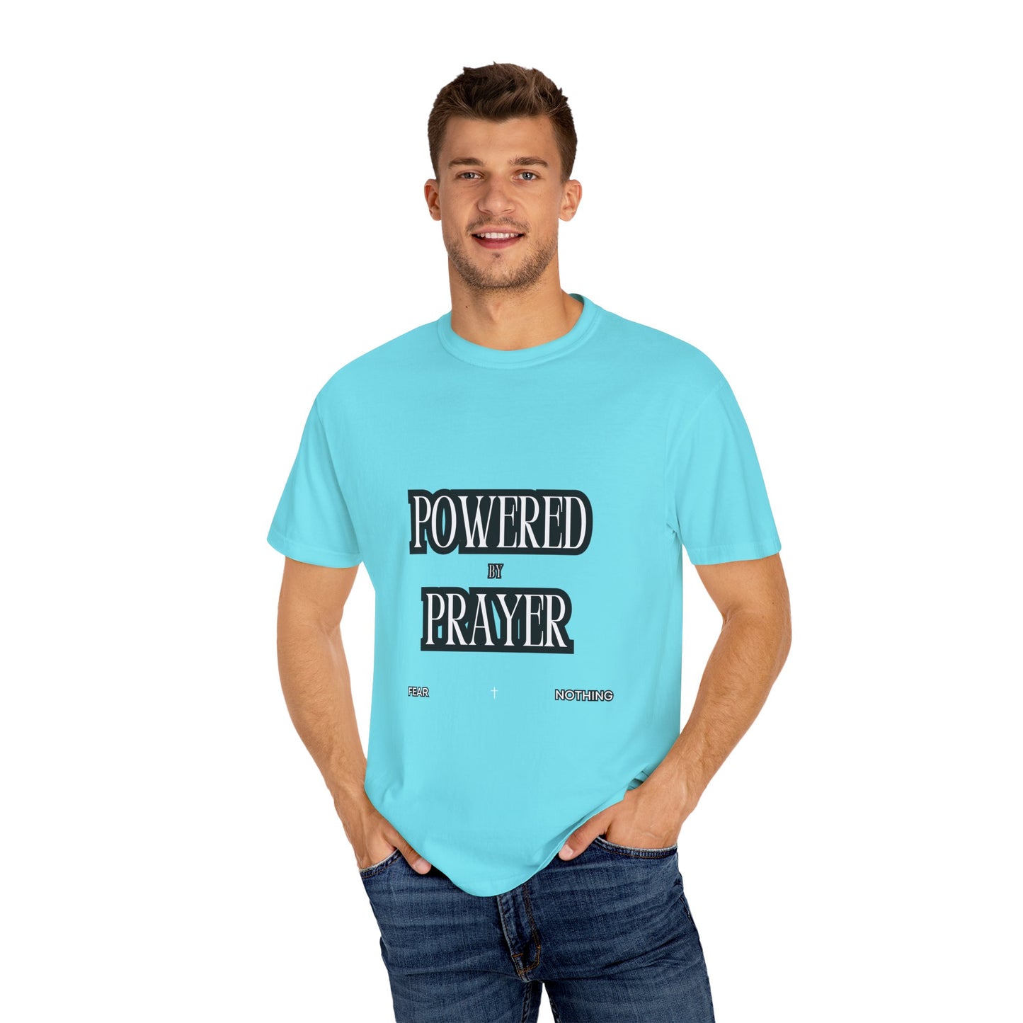 Empowering Prayer Unisex T-Shirt - Garment-Dyed Inspirational Tee