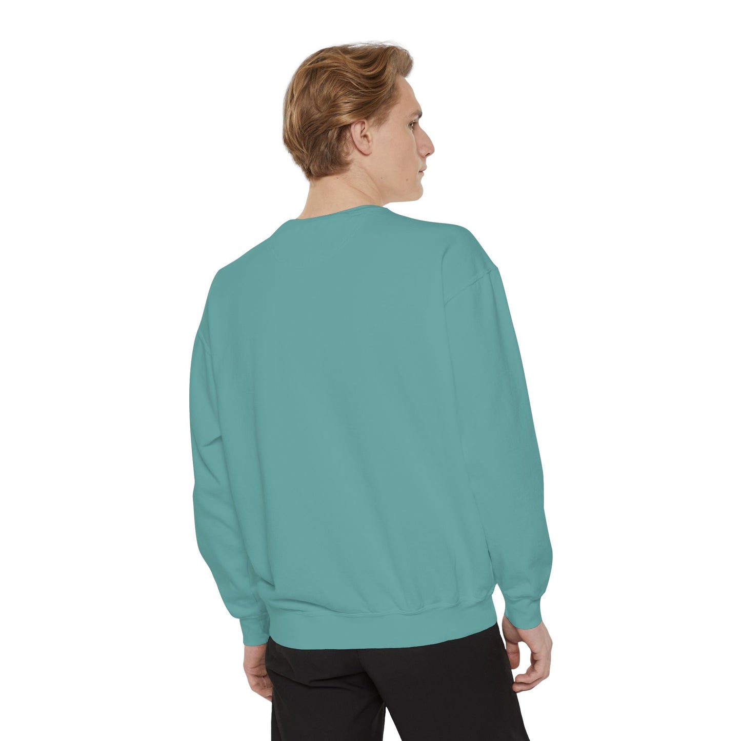 Unisex Garment-Dyed Sweatshirt - Saved by Grace, Ephesians 2:8 - Comfortable & Inspirational Apparel
