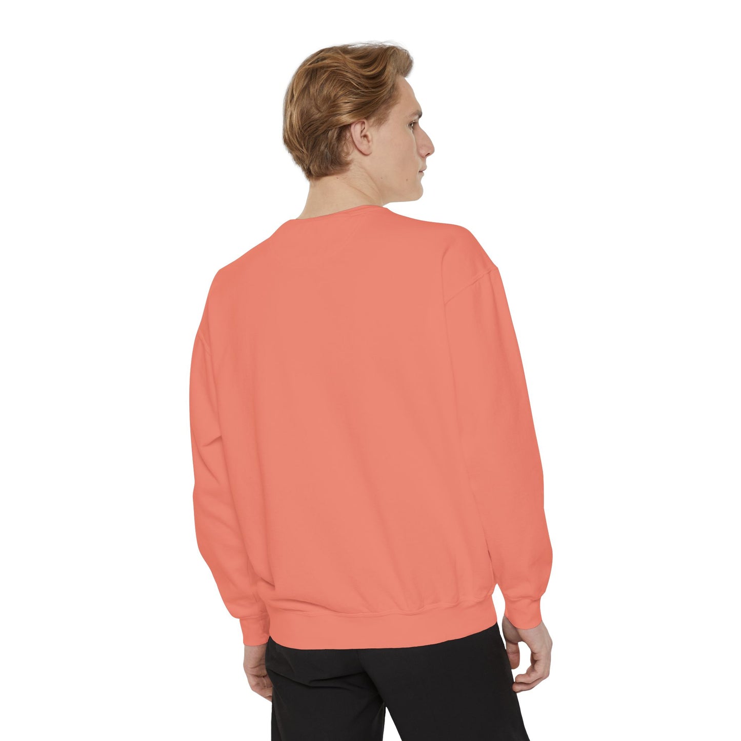 Unisex Garment-Dyed Sweatshirt - Saved by Grace, Ephesians 2:8 - Comfortable & Inspirational Apparel
