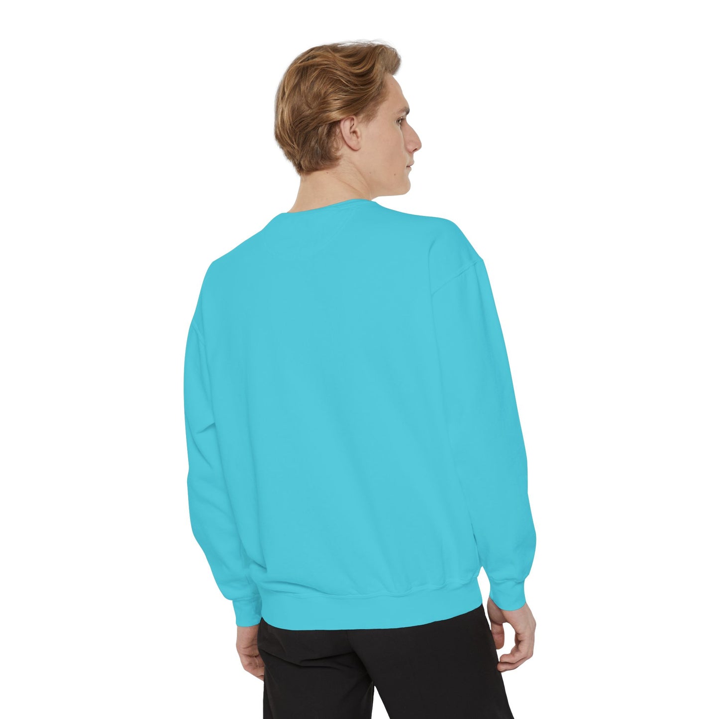Unisex Garment-Dyed Sweatshirt - Saved by Grace, Ephesians 2:8 - Comfortable & Inspirational Apparel