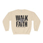 Inspirational Faith Crewneck Sweatshirt - Walk by Faith | Grace Wins Every Time