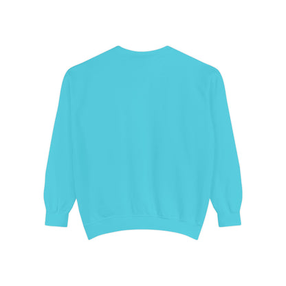 Unisex Garment-Dyed Sweatshirt - Saved by Grace, Ephesians 2:8 - Comfortable & Inspirational Apparel
