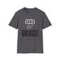 Unisex Softstyle T-Shirt - Saved By Grace Ephesians 2:8 Inspiration Tee