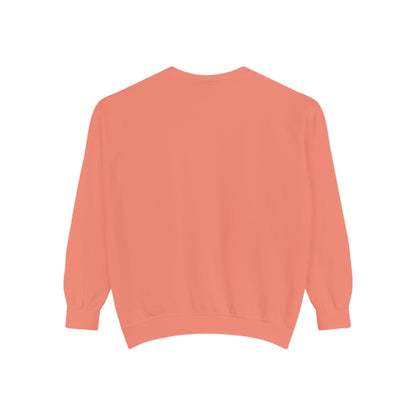 Unisex Garment-Dyed Sweatshirt - Saved by Grace, Ephesians 2:8 - Comfortable & Inspirational Apparel