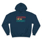 Worship is My Weapon Hoodie - Champion Blue Sweatshirt for Spiritual Empowerment