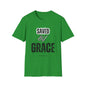 Unisex Softstyle T-Shirt - Saved By Grace Ephesians 2:8 Inspiration Tee