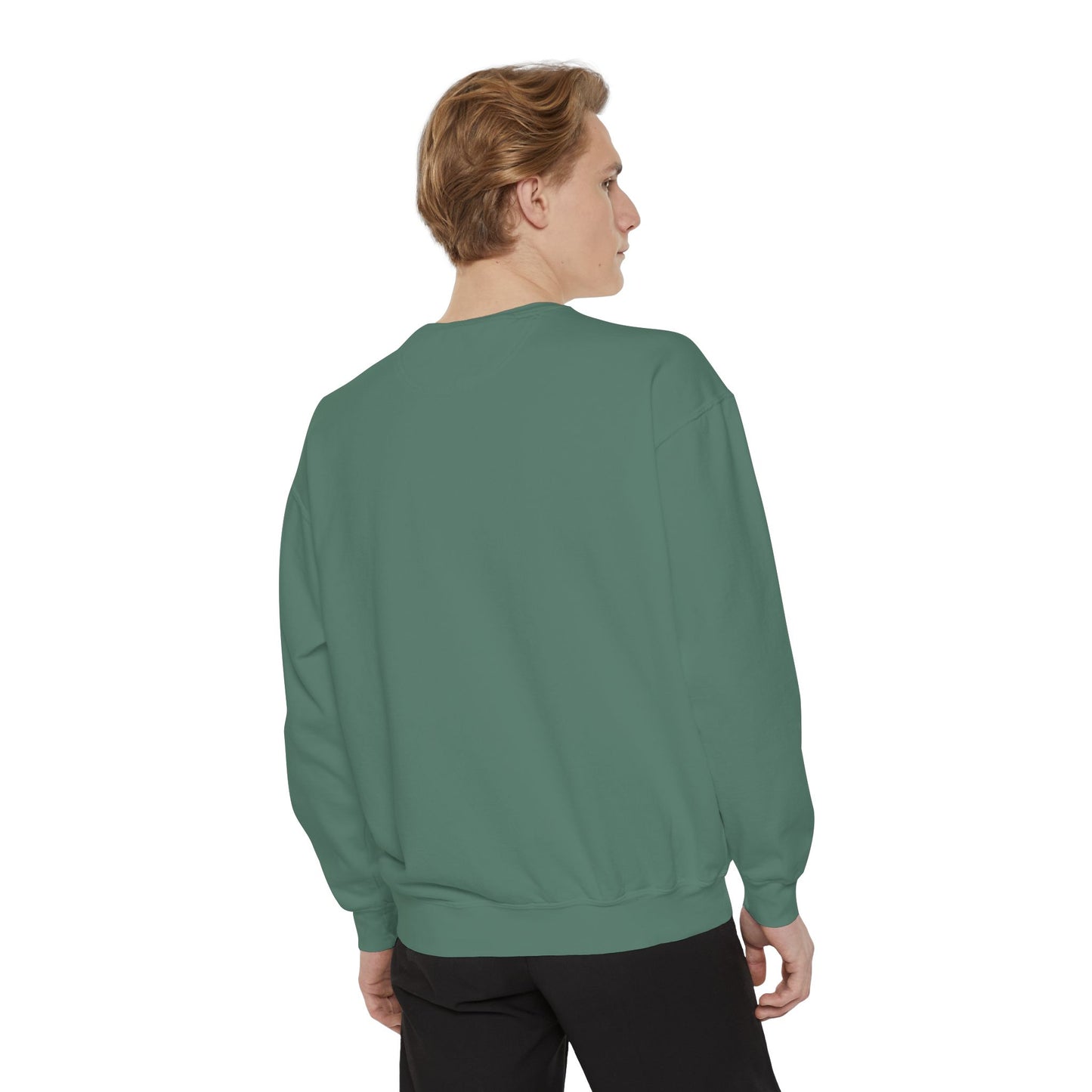 Unisex Garment-Dyed Sweatshirt - Saved by Grace, Ephesians 2:8 - Comfortable & Inspirational Apparel