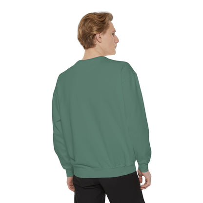 Unisex Garment-Dyed Sweatshirt - Saved by Grace, Ephesians 2:8 - Comfortable & Inspirational Apparel