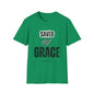Unisex Softstyle T-Shirt - Saved By Grace Ephesians 2:8 Inspiration Tee