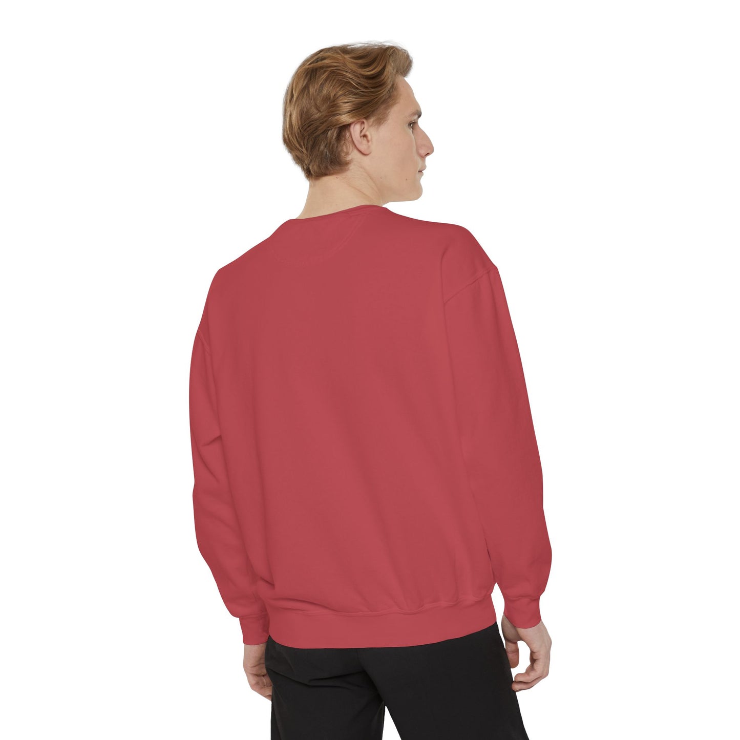 Unisex Garment-Dyed Sweatshirt - Saved by Grace, Ephesians 2:8 - Comfortable & Inspirational Apparel