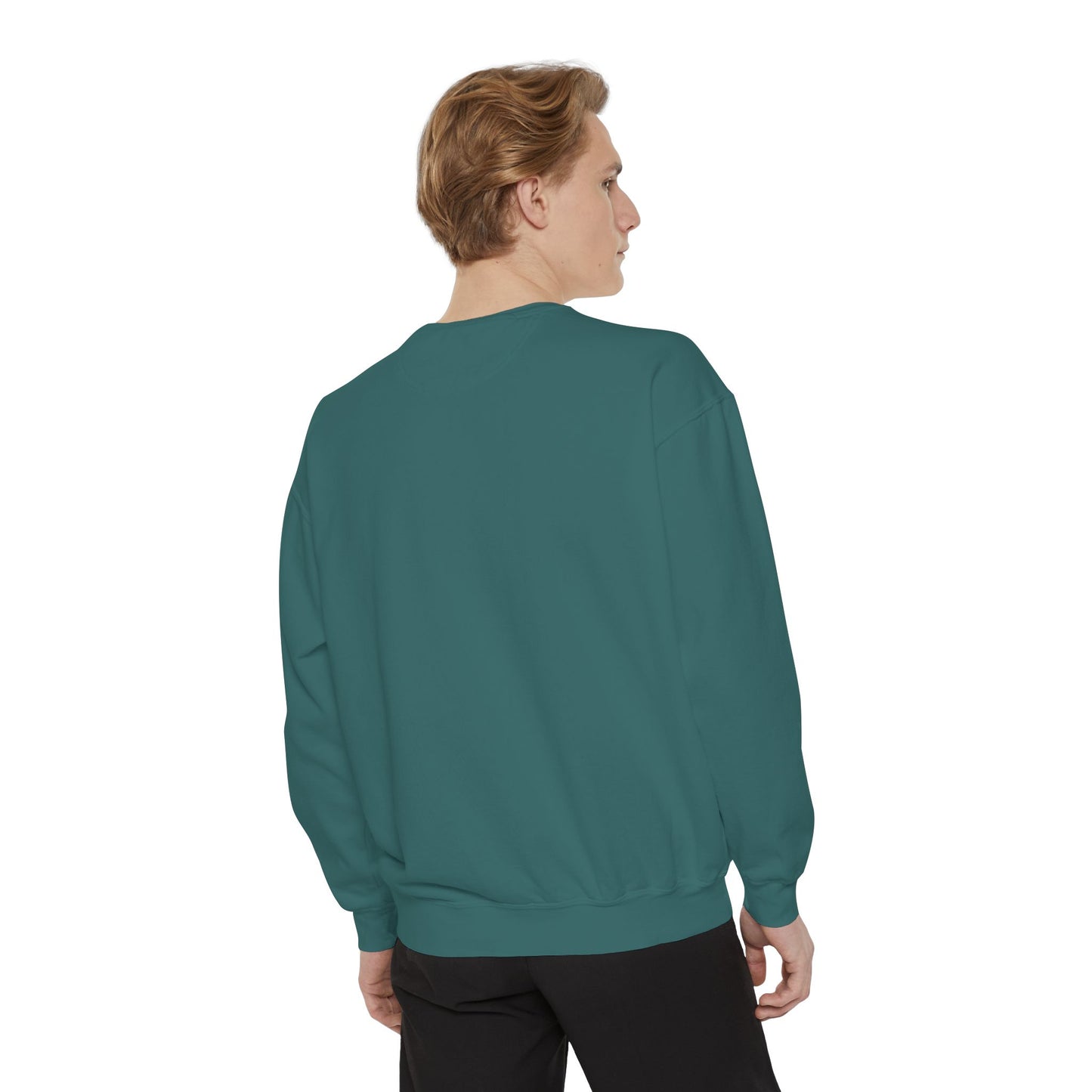 Unisex Garment-Dyed Sweatshirt - Saved by Grace, Ephesians 2:8 - Comfortable & Inspirational Apparel