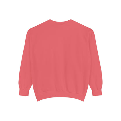 Unisex Garment-Dyed Sweatshirt - Saved by Grace, Ephesians 2:8 - Comfortable & Inspirational Apparel