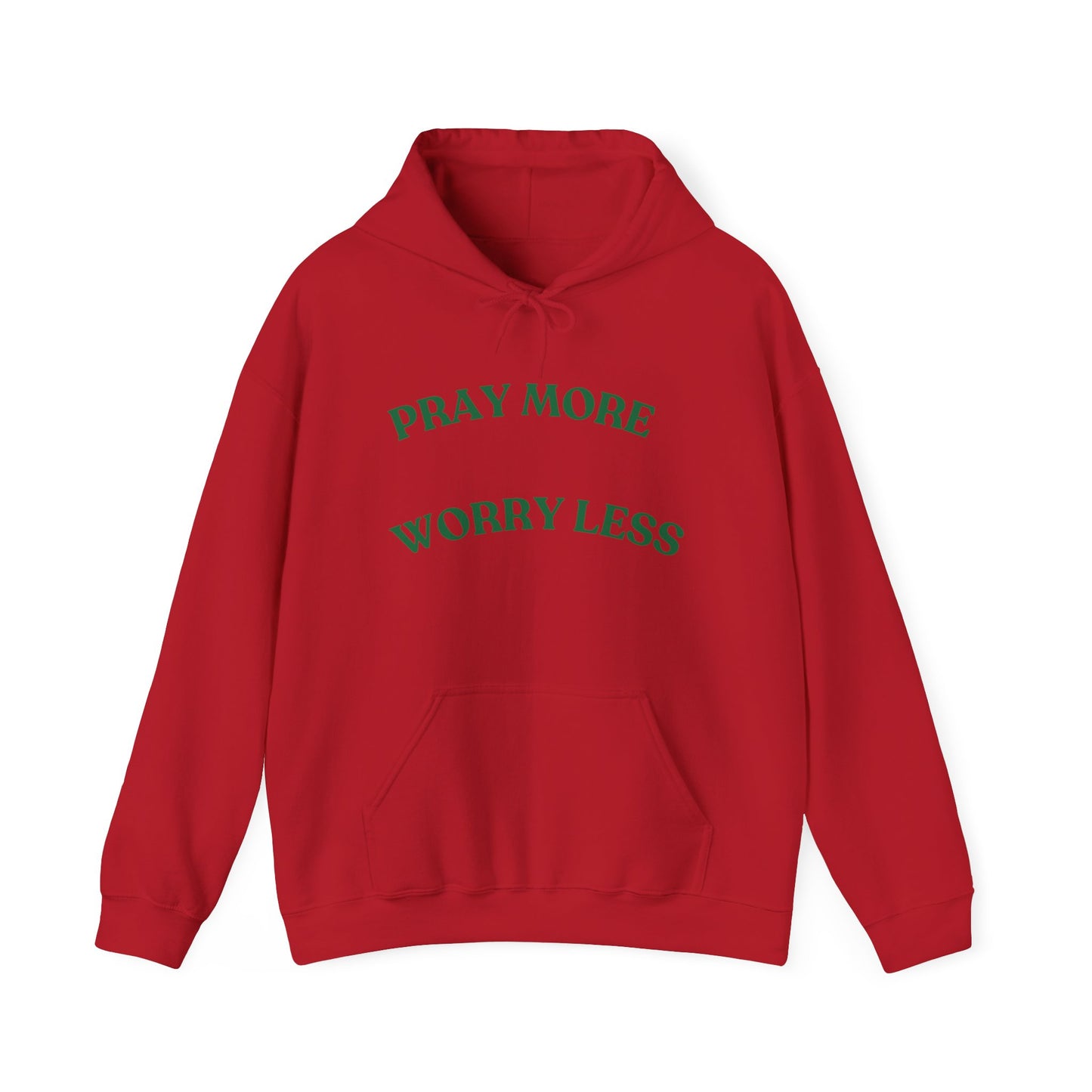 Pray More Worry Less Hoodie - Unisex Heavy Blend Sweatshirt