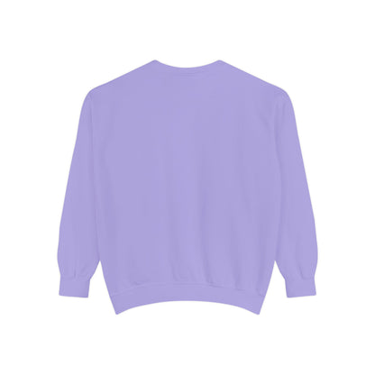 Unisex Garment-Dyed Sweatshirt - Saved by Grace, Ephesians 2:8 - Comfortable & Inspirational Apparel