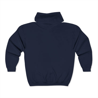 Inspirational Full Zip Hoodie - "He Will Direct My Path" - Proverbs 3:6
