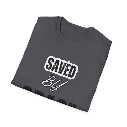 Unisex Softstyle T-Shirt - Saved By Grace Ephesians 2:8 Inspiration Tee