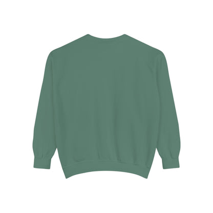Unisex Garment-Dyed Sweatshirt - Saved by Grace, Ephesians 2:8 - Comfortable & Inspirational Apparel