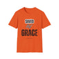 Unisex Softstyle T-Shirt - Saved By Grace Ephesians 2:8 Inspiration Tee