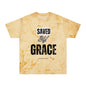 Unisex Color Blast T-Shirt - Saved by Grace Ephesians 2:8