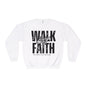 Inspirational Faith Crewneck Sweatshirt - Walk by Faith | Grace Wins Every Time