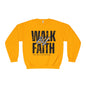 Inspirational Faith Crewneck Sweatshirt - Walk by Faith | Grace Wins Every Time