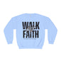 Inspirational Faith Crewneck Sweatshirt - Walk by Faith | Grace Wins Every Time