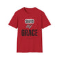 Unisex Softstyle T-Shirt - Saved By Grace Ephesians 2:8 Inspiration Tee