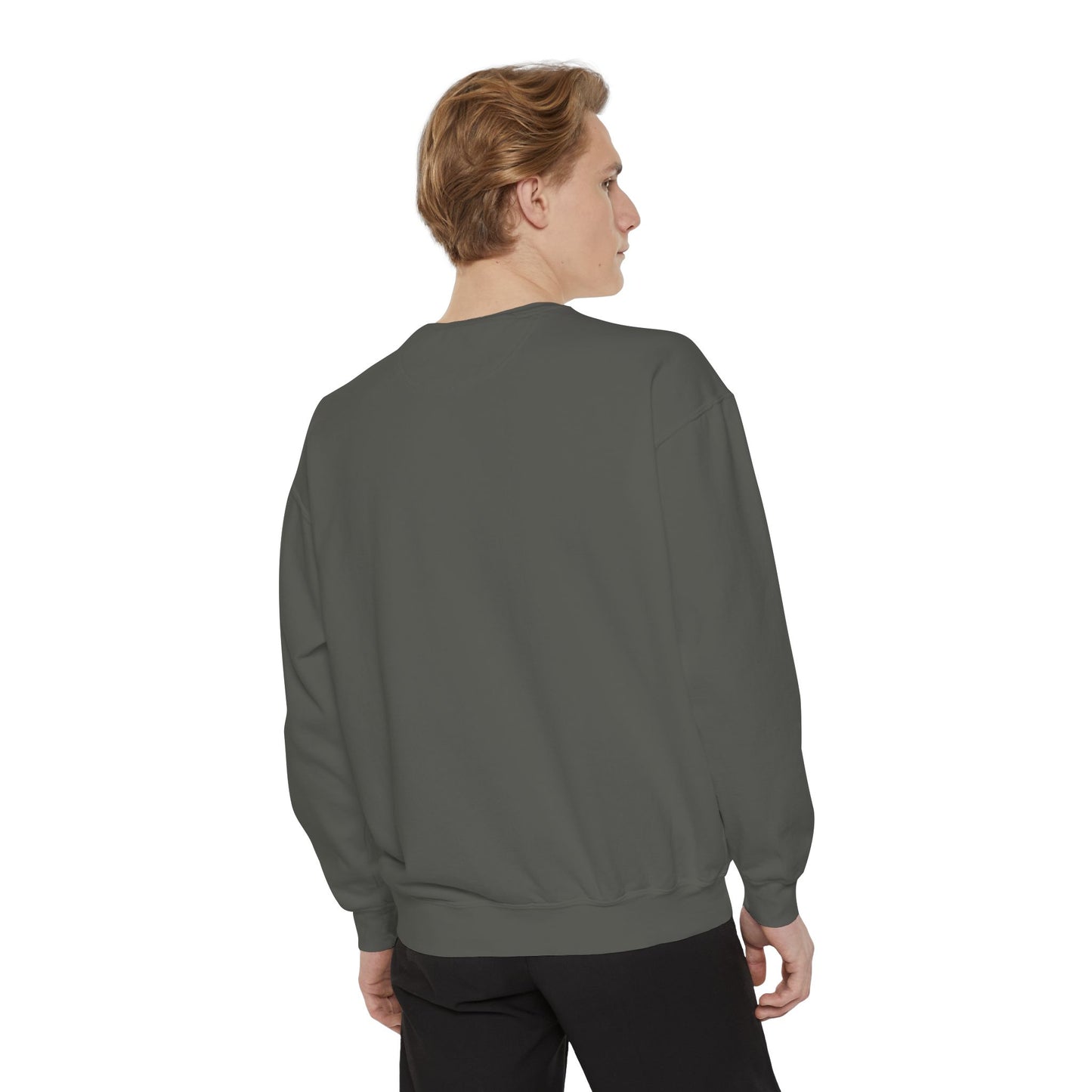 Unisex Garment-Dyed Sweatshirt - Saved by Grace, Ephesians 2:8 - Comfortable & Inspirational Apparel