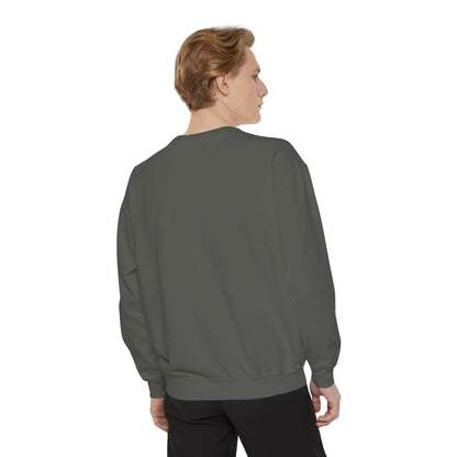 Unisex Garment-Dyed Sweatshirt - Saved by Grace, Ephesians 2:8 - Comfortable & Inspirational Apparel